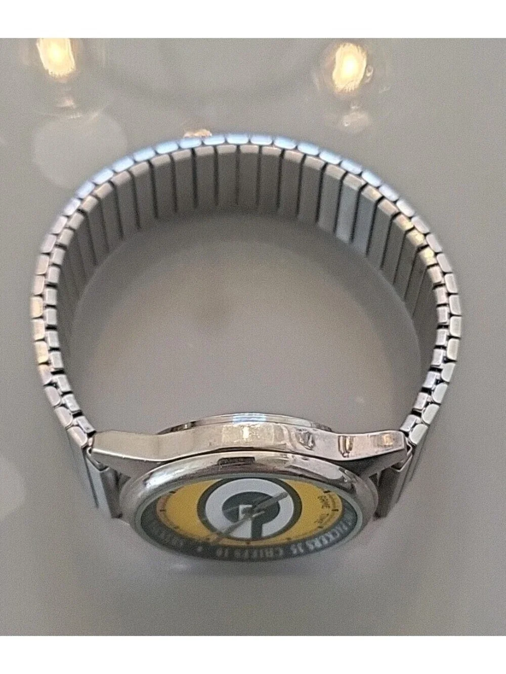 Game Time NFL Green Bay Packers Stainless Steel Watch Excellent Cond. Working
